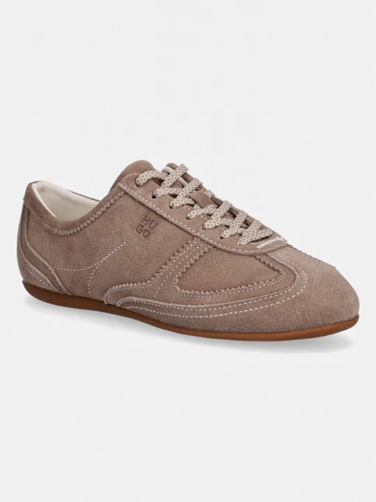 Obrázek produktu HUGO Mystie sneakers boty dámské semišové béžová