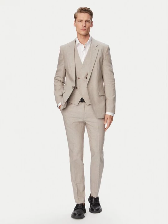 Obrázek produktu HUGO Oblek Arti / Hesten242V1X 50559671 Béžová Extra Slim Fit