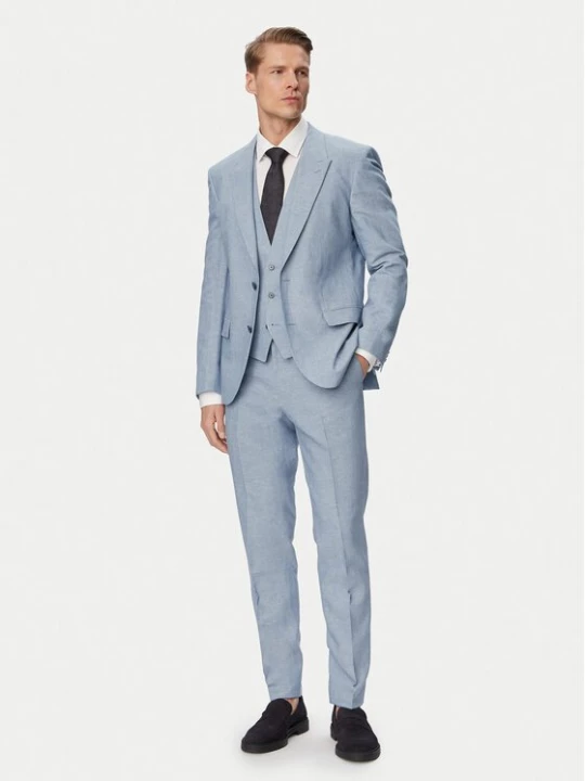 Obrázek produktu HUGO Oblek Henry 50559672 Světle modrá Slim Fit