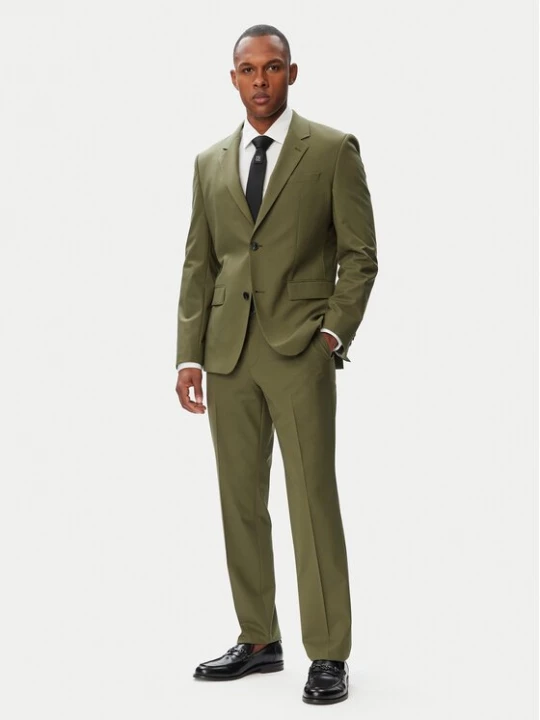 Obrázek produktu HUGO Oblek Henry-Getlin253X 50567894 Tmavě zelená Slim Fit