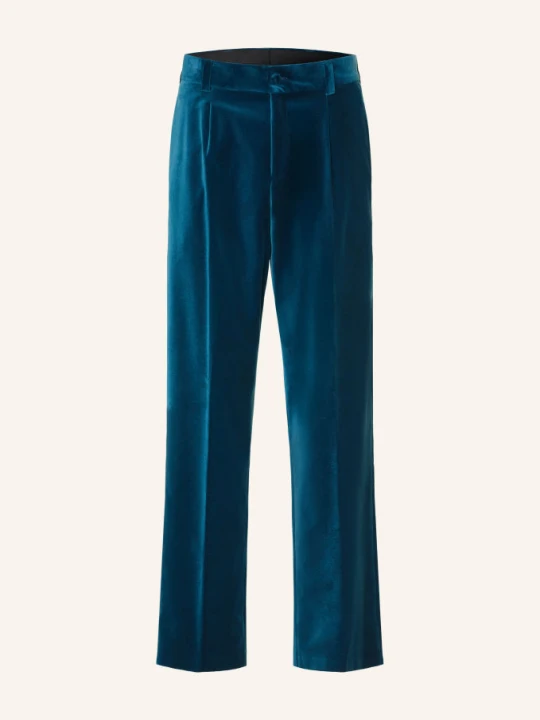 Obrázek produktu Hugo Oblekové Kalhoty Flips Modern Fit Ze Sametu 442 turquoise / aqua