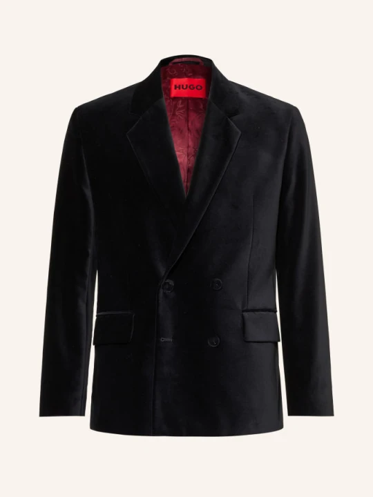 Obrázek produktu Hugo Oblekové Sako Karlo Modern Fit Z Sametu 001 black