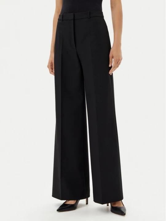 Obrázek produktu HUGO Palazzo kalhoty Hasmina 50542647 Černá Wide Leg