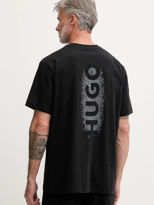 Obrázek produktu HUGO pánský bavlněný SPRAY T-SHIRT černá