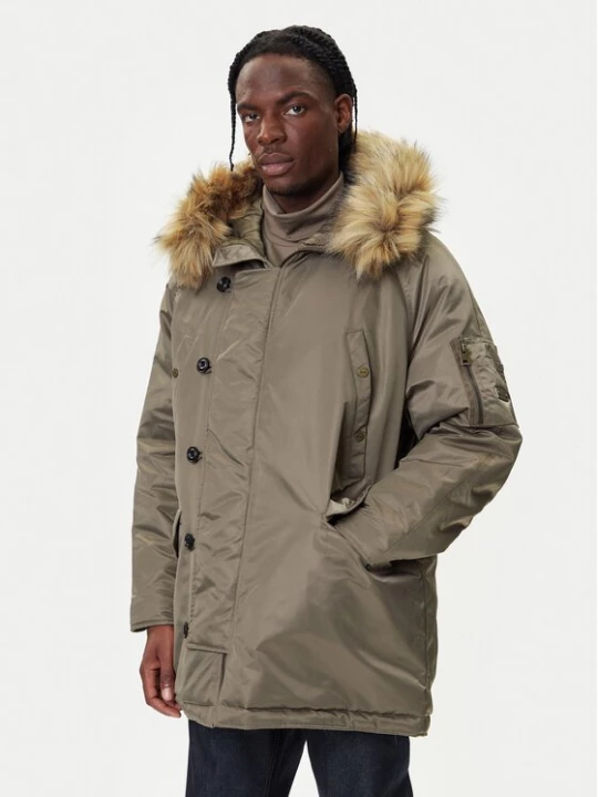 Obrázek produktu HUGO Parka Makaro2541 50546236 Khaki Regular Fit