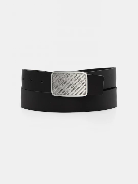 Obrázek produktu HUGO pásek pánský kožený Giacob_Sz40 černá