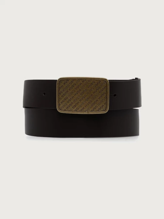 Obrázek produktu HUGO pásek pánský kožený Giacob_Sz40 hnědá