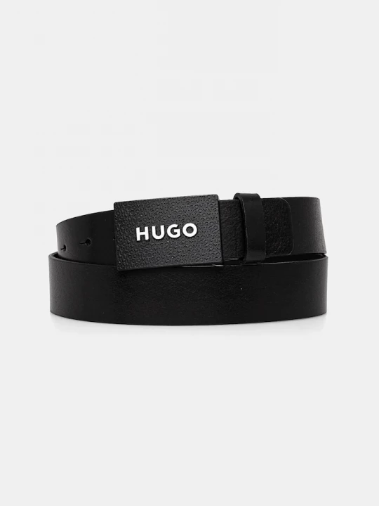 Obrázek produktu HUGO pásek pánský kožený Gilao-Z_Sz35 černá