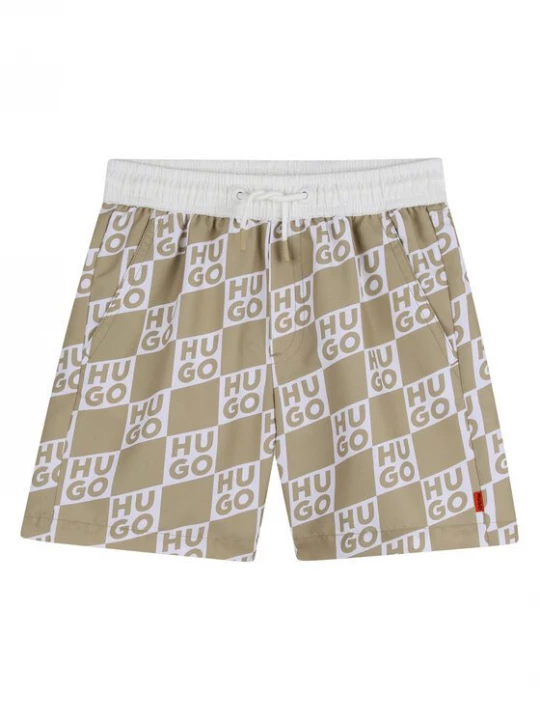 Obrázek produktu HUGO Plavecké šortky G00979 S Béžová Regular Fit