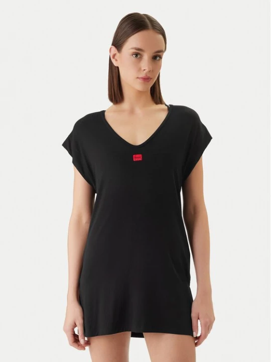 Obrázek produktu HUGO Plážové šaty Signature B. 50555745 Černá Relaxed Fit