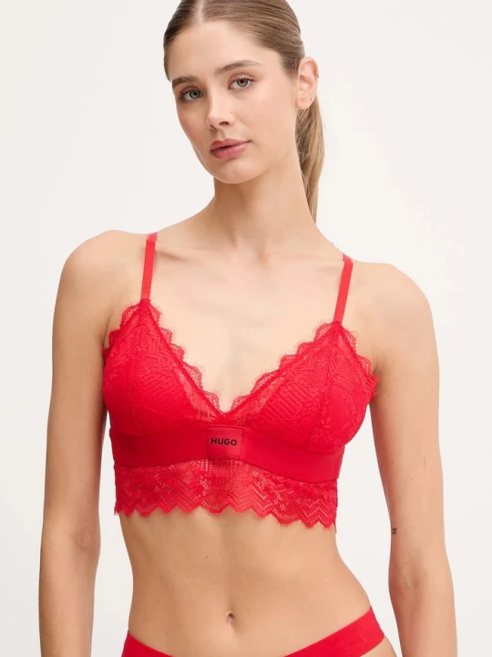 Obrázek produktu HUGO podprsenka TRIANGLE RL LACE červená