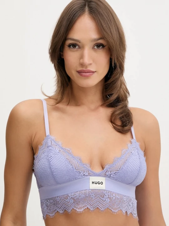 Obrázek produktu HUGO podprsenka TRIANGLE RL LACE fialová
