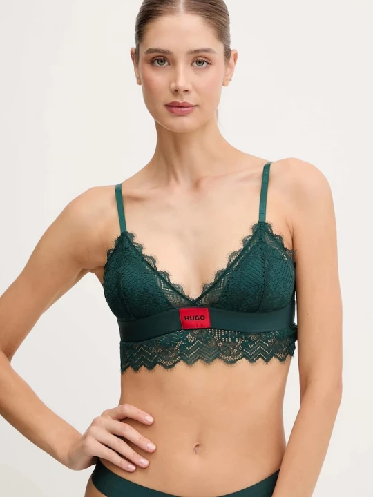 Obrázek produktu HUGO podprsenka TRIANGLE RL LACE zelená