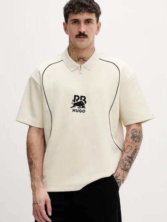 Obrázek produktu HUGO polo pánské Duero_RB béžová