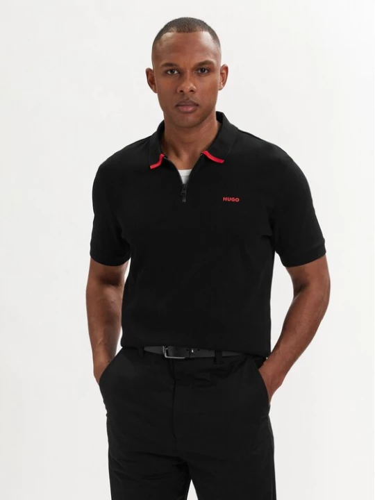 Obrázek produktu HUGO Polokošile Dalomino 50511721 Černá Regular Fit