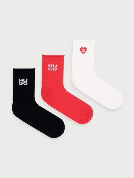 Obrázek produktu HUGO ponožky dámské 3P SH HEART CC W 3-pack béžová