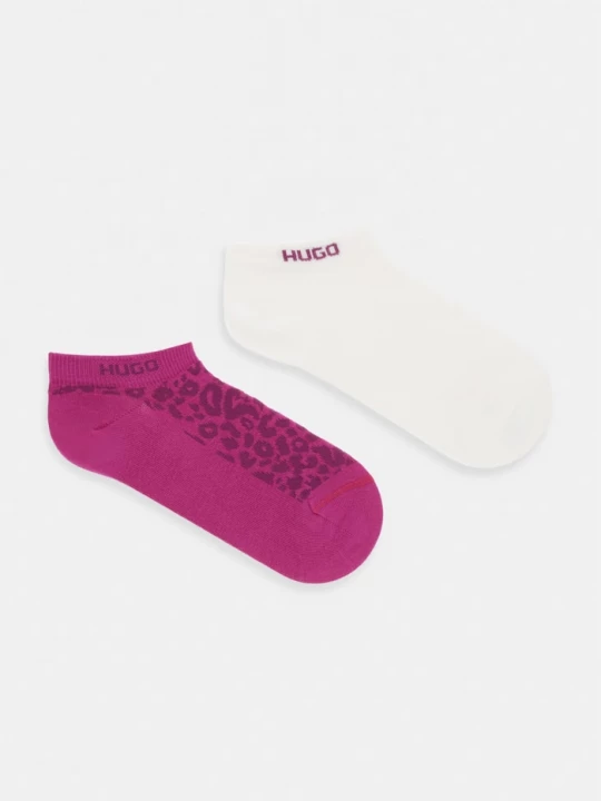 Obrázek produktu HUGO ponožky dámské s bavlnou 2P AS LEO LOGO CC W 2-pack růžová