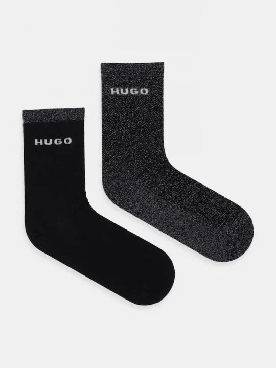 Obrázek produktu HUGO Ponožky 2P QS SHINY PIQ CC W 2-pack černá