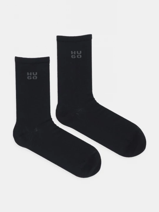 Obrázek produktu HUGO Ponožky HUGO 2P RS UNI LOGO CC W 2-pack černá