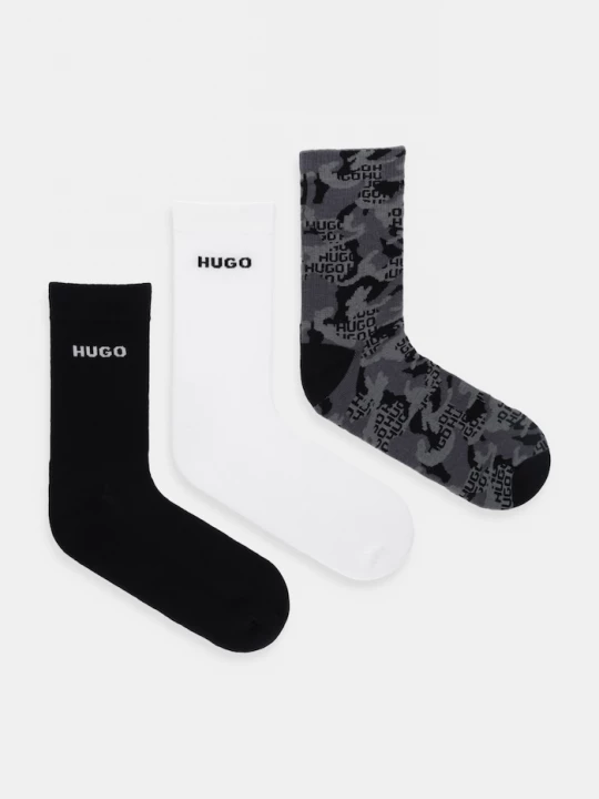 Obrázek produktu HUGO Ponožky HUGO 3P QS RIB CAMO CC 3-pack černá