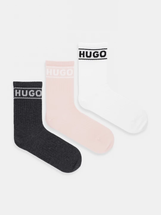 Obrázek produktu HUGO Ponožky HUGO 3P QSRIB SPORTY CC W 3-pack