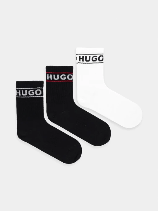 Obrázek produktu HUGO Ponožky HUGO 3P QSRIB SPORTY CC W 3-pack černá