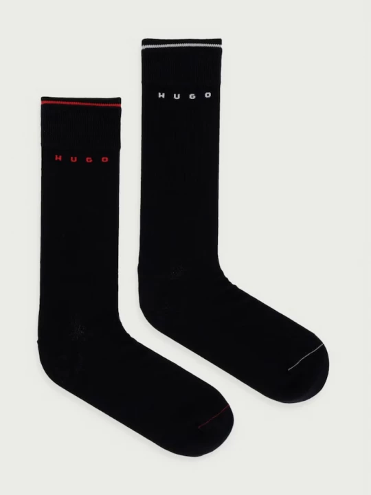 Obrázek produktu HUGO ponožky pánské 2P RS RETRO RIB MD 2-pack černá