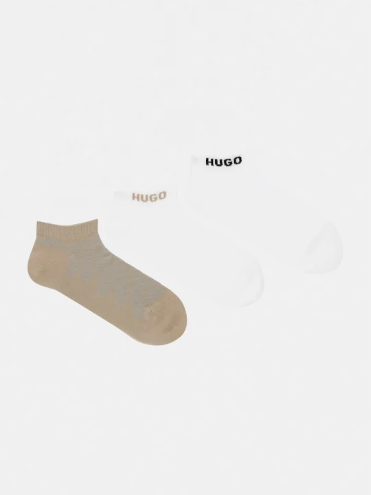 Obrázek produktu HUGO ponožky pánské 3P AS LOGO AOP C 3-pack béžová