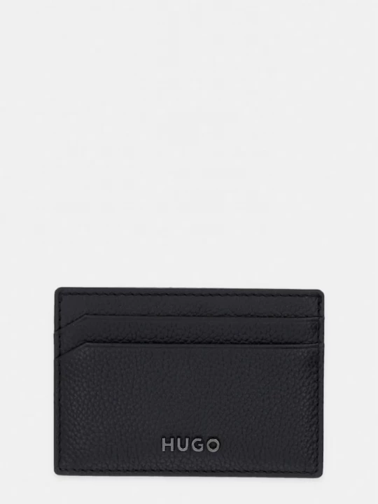 Obrázek produktu HUGO pouzdro na karty pánské kožené HUKE_Cardcase černá