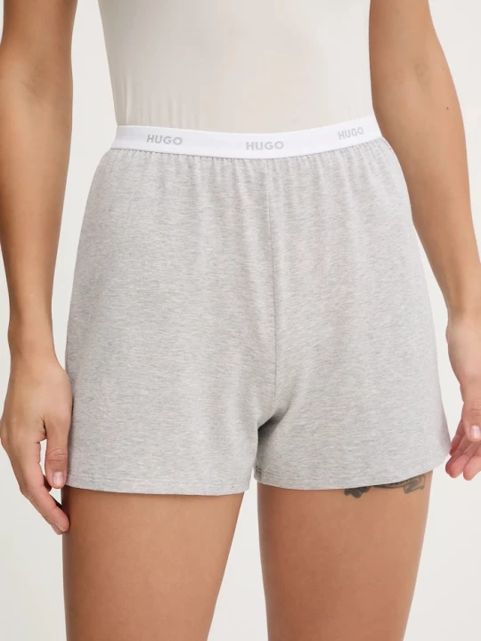 Obrázek produktu HUGO pyžamové šortky dámské bavlněné s elastanem HUGO ID SHORTS