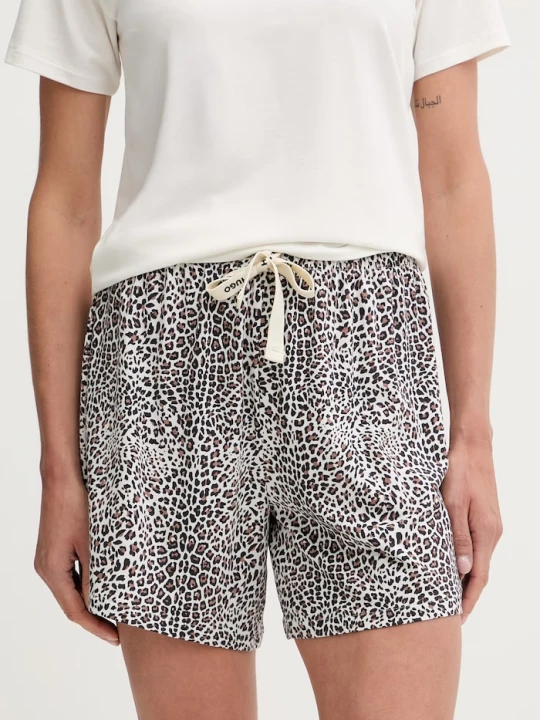 Obrázek produktu HUGO pyžamové šortky dámské modalem CASUAL SHORTS béžová