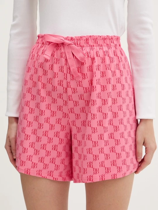 Obrázek produktu HUGO pyžamové šortky dámské s modalem CASUAL SHORTS růžová