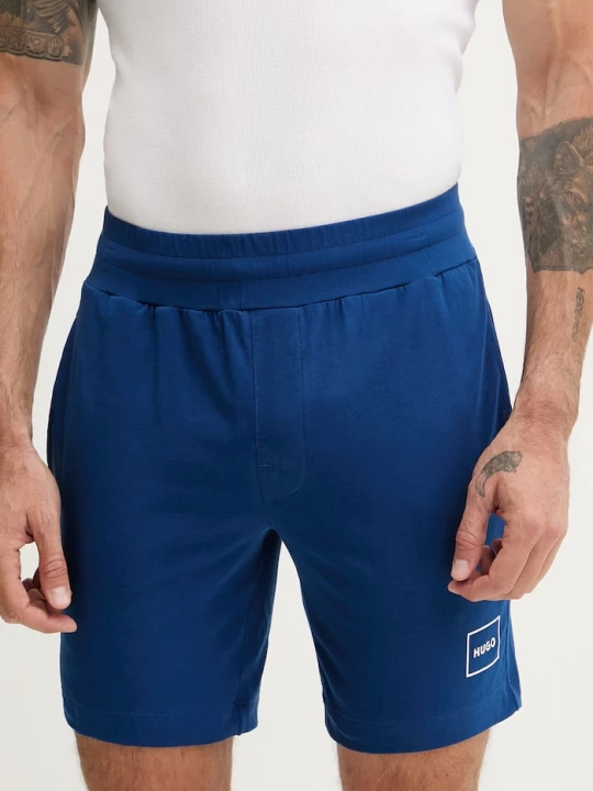 Obrázek produktu HUGO pyžamové šortky pánské s bavlnou Laze Shorts CW modrá