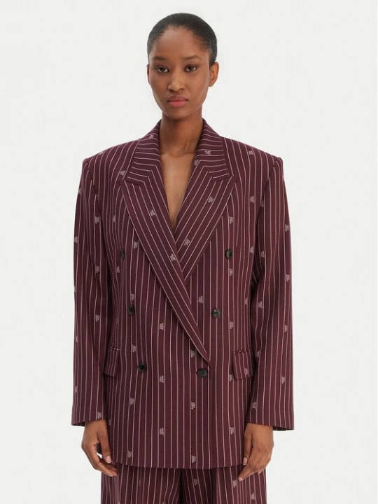 Obrázek produktu HUGO Sako Antegi 50554428 Bordó Relaxed Fit