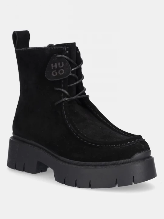 Obrázek produktu HUGO Semišové boty HUGO Kris černá