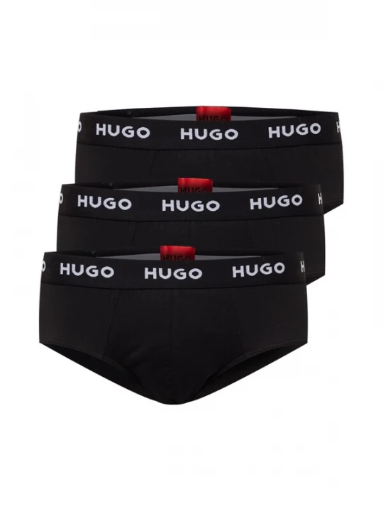 Obrázek produktu HUGO Slipy  černá / bílá