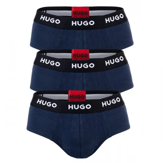 Obrázek produktu HUGO Slipy  noční modrá / černá / bílá