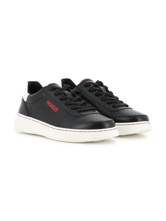 Obrázek produktu HUGO sneakers boty dětské kožené černá