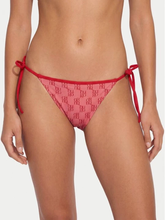 Obrázek produktu HUGO Spodní část bikin Monogram Side Tie 50555665 Růžová