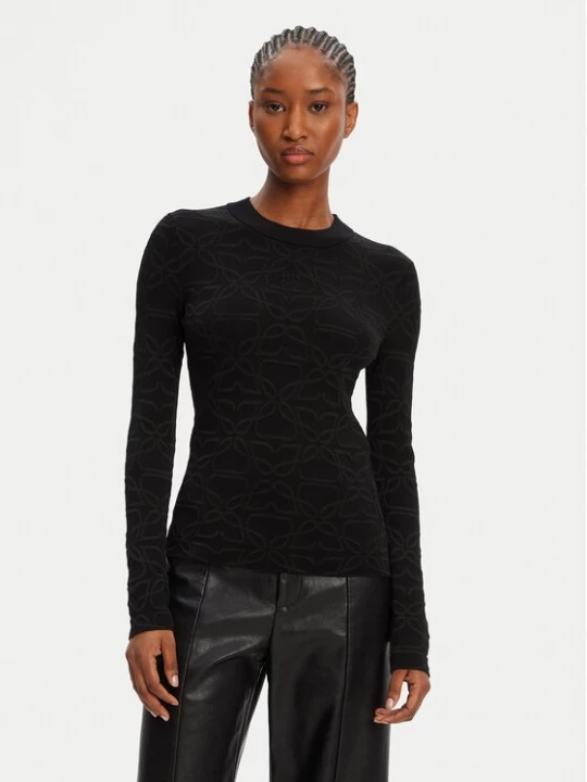 Obrázek produktu HUGO Svetr Satero 50542604 Černá Slim Fit