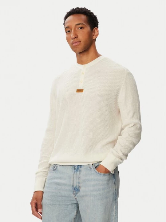 Obrázek produktu HUGO Svetr Sranger 50566411 Krémová Relaxed Fit