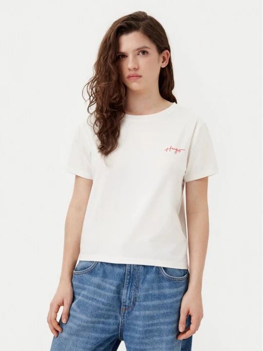 Obrázek produktu HUGO T-Shirt 50534300 Bílá Regular Fit