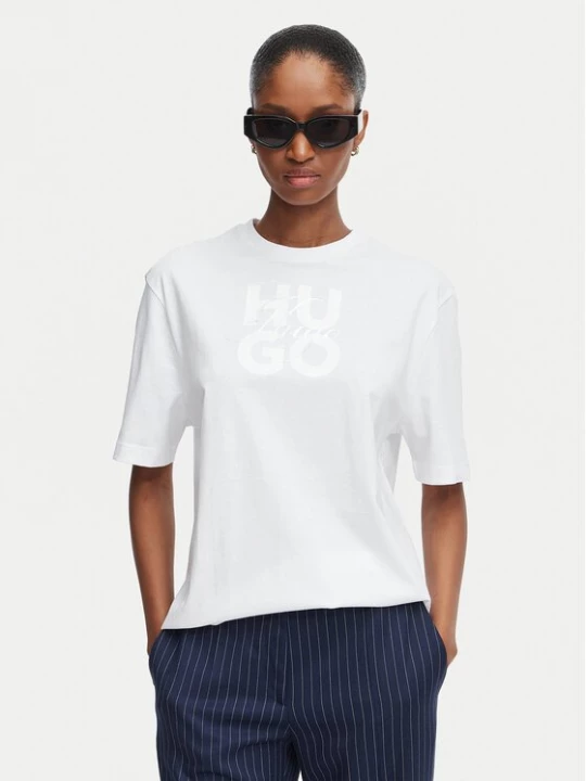 Obrázek produktu HUGO T-Shirt Dashire_5 50566678 Bílá Relaxed Fit