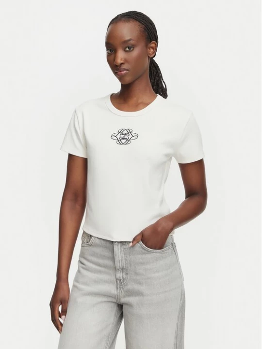 Obrázek produktu HUGO T-Shirt Delanor_4 50570857 Bílá Cropp Fit