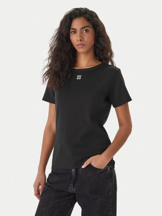 Obrázek produktu HUGO T-Shirt Deloris 50512002 Černá Regular Fit