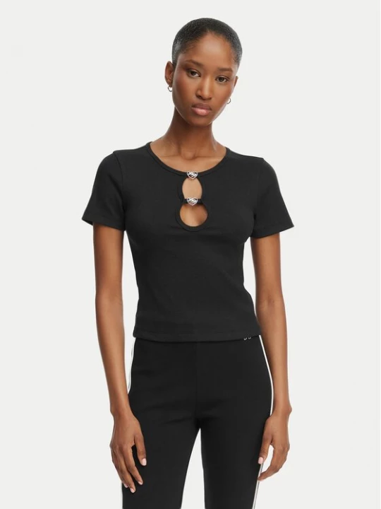 Obrázek produktu HUGO T-Shirt Diheart 50562071 Černá Slim Fit