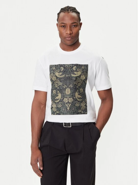 Obrázek produktu HUGO T-Shirt Dipasly 50545363 Bílá Relaxed Fit