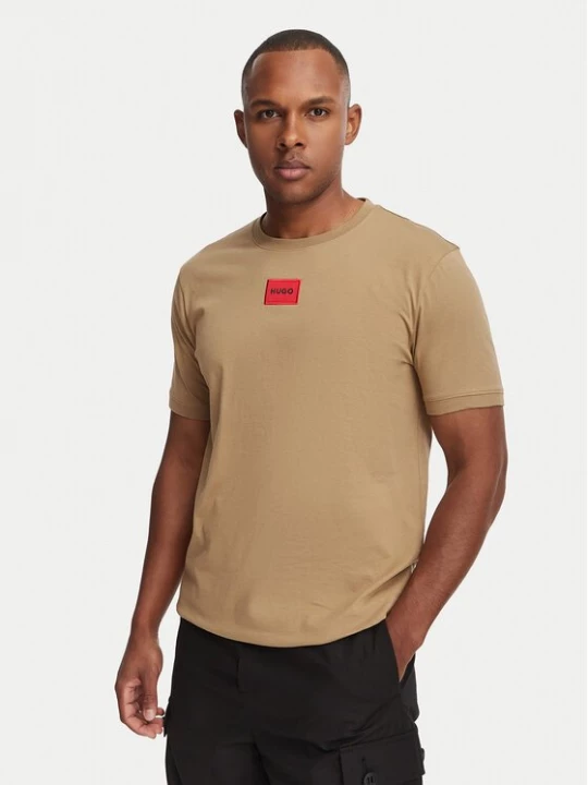 Obrázek produktu HUGO T-Shirt Diragolino212 50447978 Béžová Regular Fit