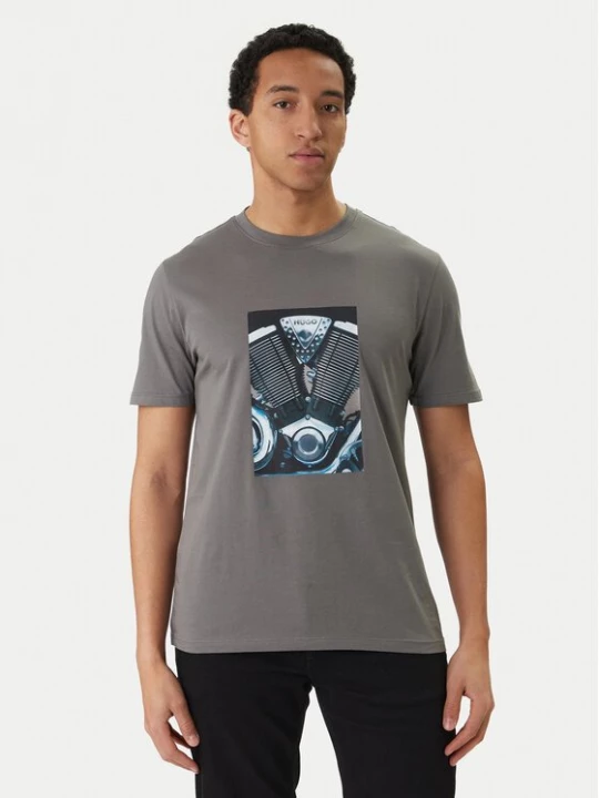 Obrázek produktu HUGO T-Shirt Dostino 50557674 Šedá Regular Fit