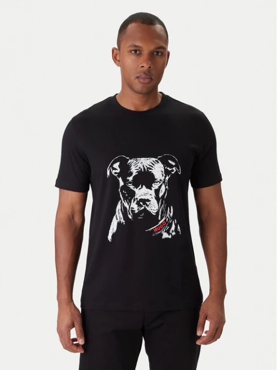 Obrázek produktu HUGO T-Shirt Dubrox 50553779 Černá Regular Fit